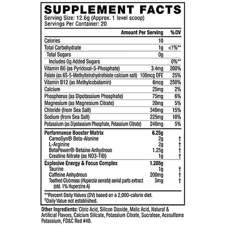 C4 Sport Pre-Workout Hawaiian Punch Fruit Juicy Red