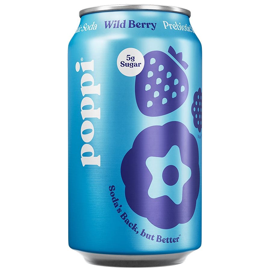 ホーリーピオーニ　250ml Poppi Prebiotic Soda Wild Berry | Walgreens