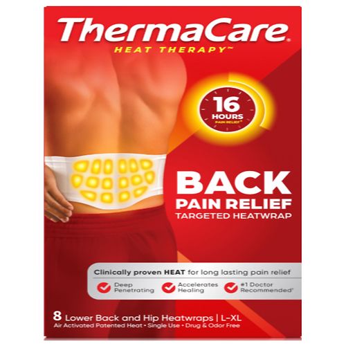 8-Count ThermaCare Lower Back & Hips Heatwraps (L/XL)