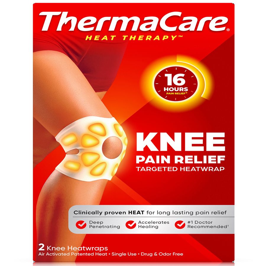 ThermaCare Knee Heat Wraps for Pain Relief