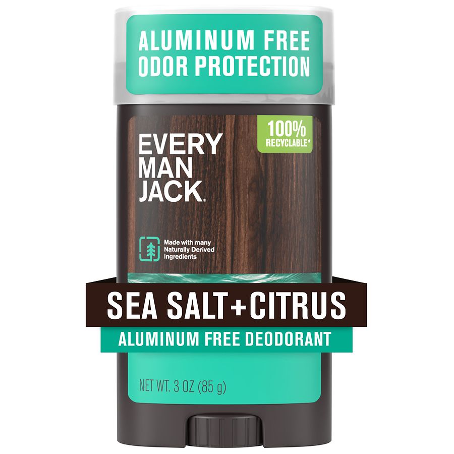 Every Man Jack Aluminum Free Deodorant Sea Salt + Citrus | Walgreens