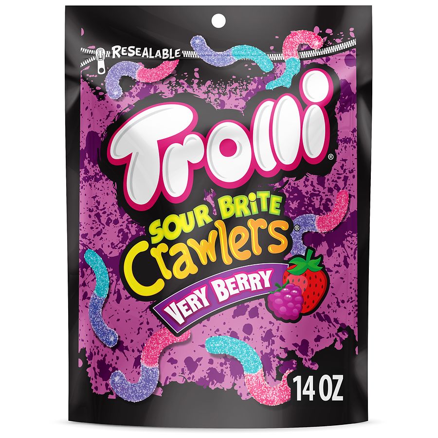 Trolli Sour Brite Crawlers Very Berry
