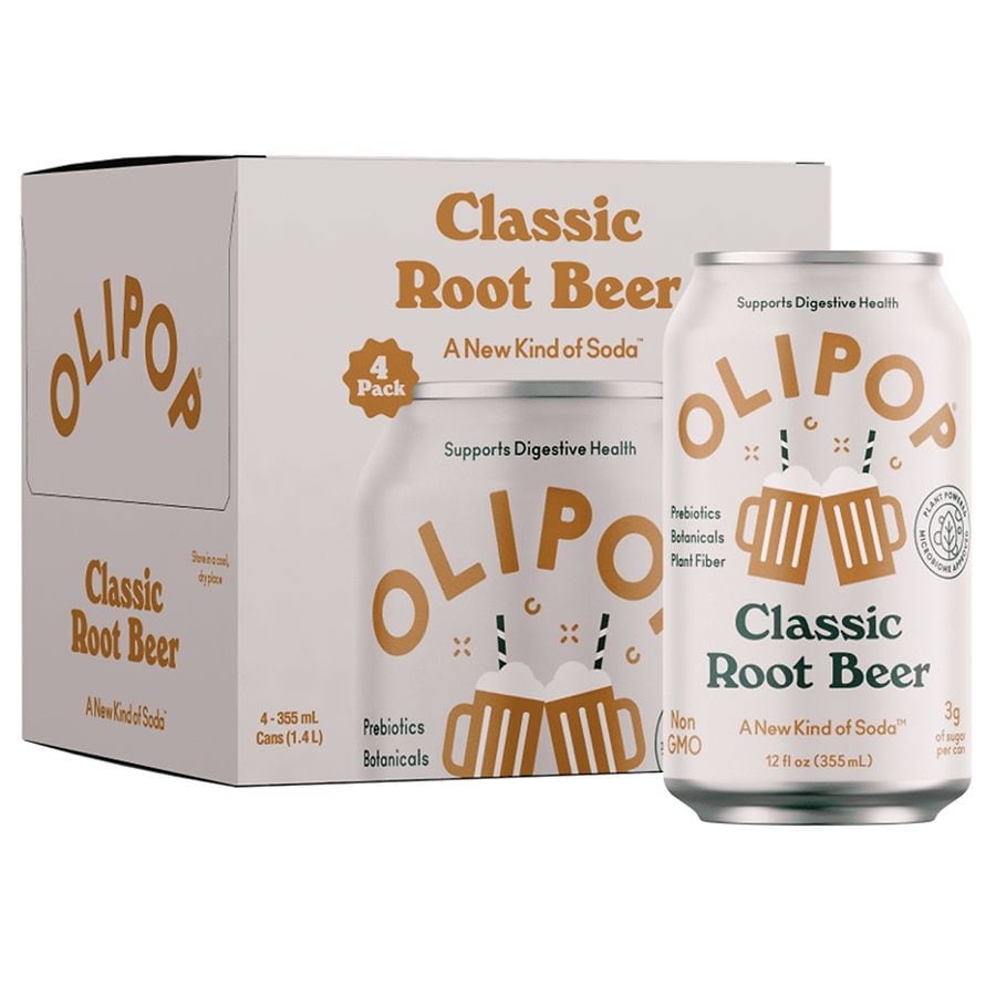 OLIPOP Prebiotic Soda Pack Root Beer | Walgreens
