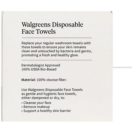 Walgreens Disposable Face Towels