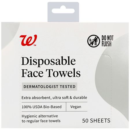 Walgreens Disposable Face Towels