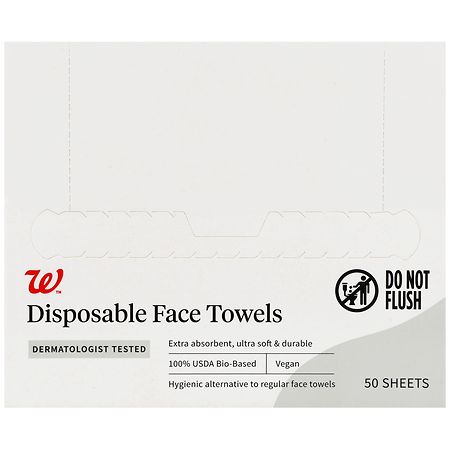 Walgreens Disposable Face Towels
