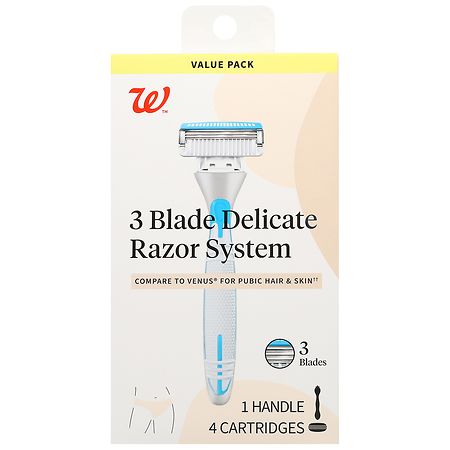 Walgreens Women's 3 Blade Delicate Razor System