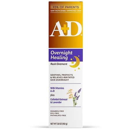 A+D Overnight Healing Rash Ointment