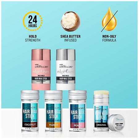 Kiss Colors & Care Hair Wax Stick Max Hold | Walgreens