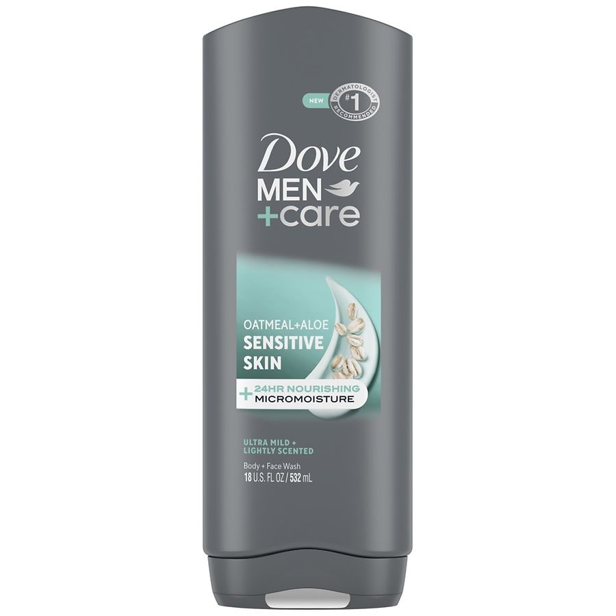 Dove Men+Care Body & Face Wash For Hydrated, Smooth Skin, Sensitive Skin
