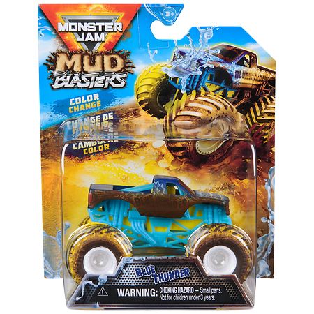 Monster Jam Mud Blasters, Color Change Truck, 1:64 Die Cast Vehicle Assortment