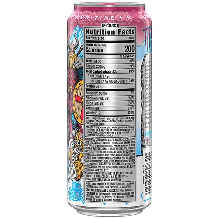 what are the health benefits of acetyl l carnitine 7-Eleven - Monster Energy Zero Sugar Energy Drink, Ultra Fantasy Ruby Red  (16 oz) - Delivery in Under an Hour main image 1