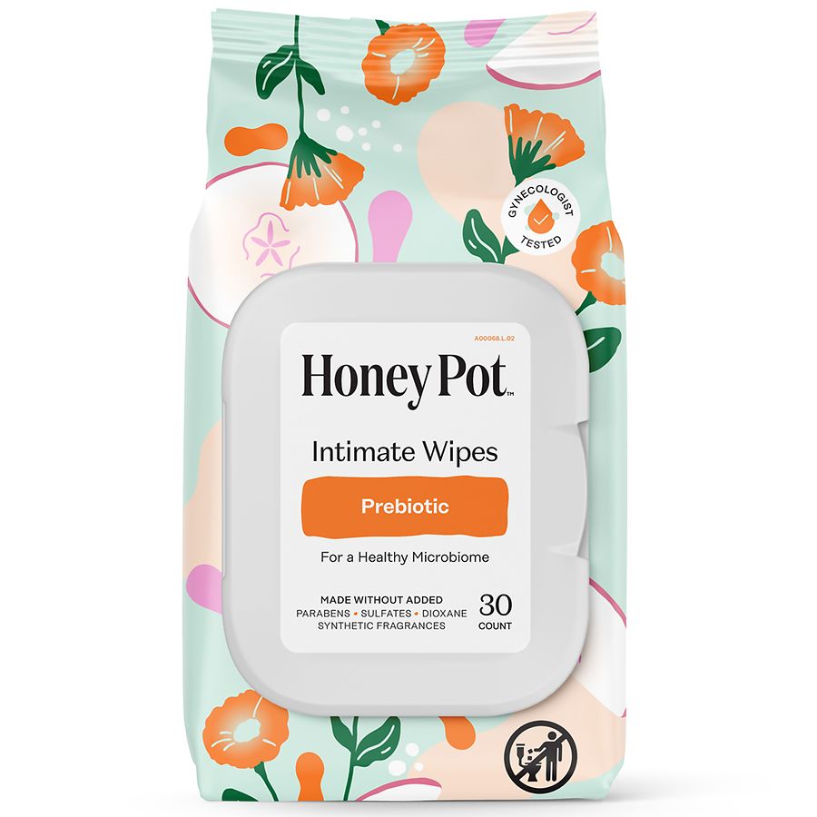 The Honey Pot Prebiotic Wipes
