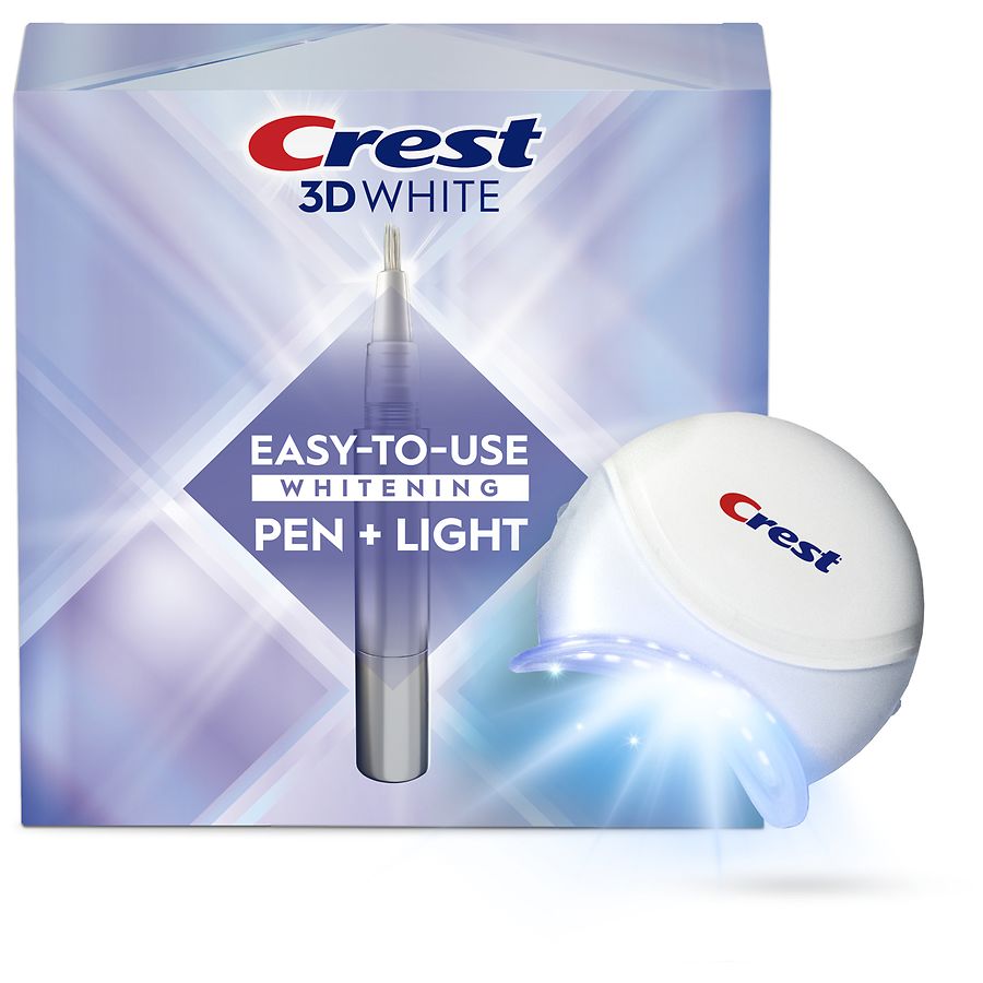 Crest 3D White Easy-To-Use Teeth Whitening Pen Light Walgreens