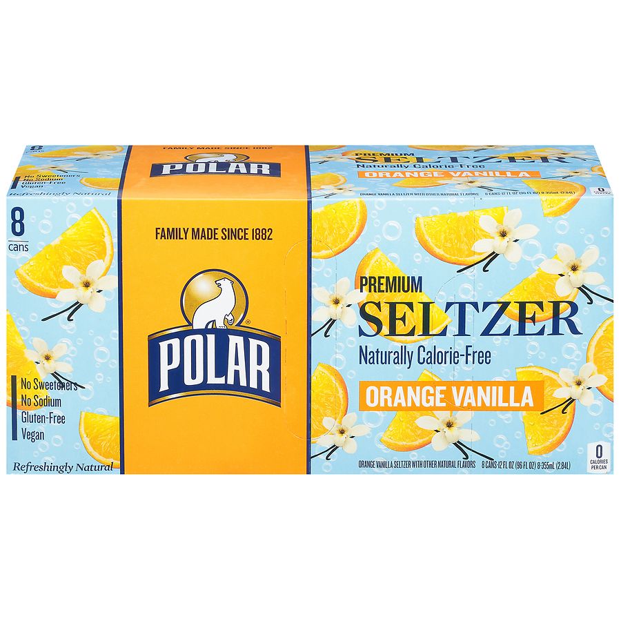Polar Premium Seltzer Orange Vanilla