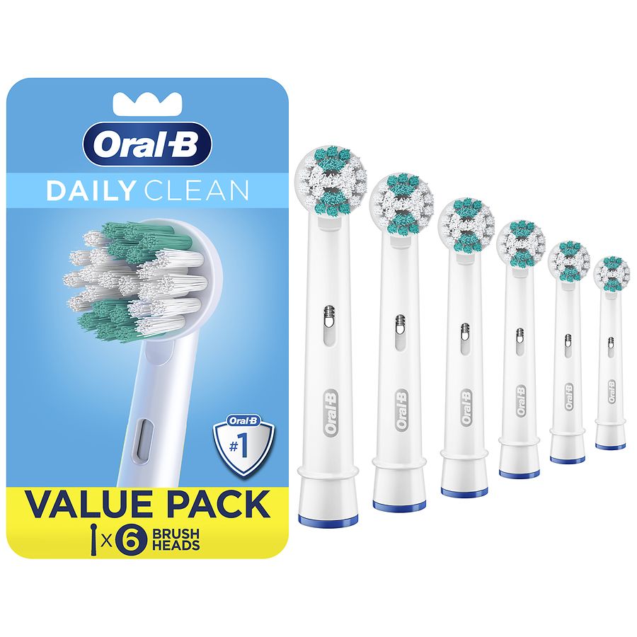 Oral−B EB60-4EL WHITE Oral-B Electric Toothbrush Replacement Brush Heads Refill