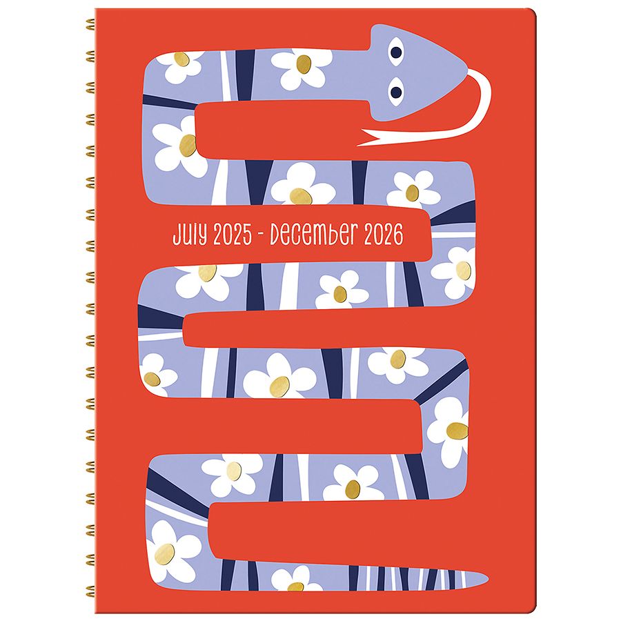 Wells Street by Lang 18-Month Planner, Semi-Concealed Wire-O