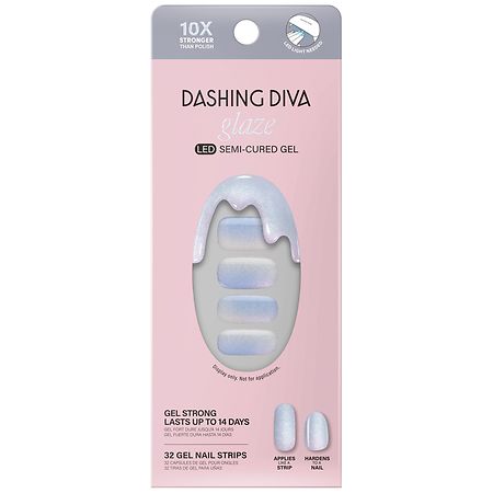 Dashing Diva Glaze Gel Nail Strips, Baila Con Fuego