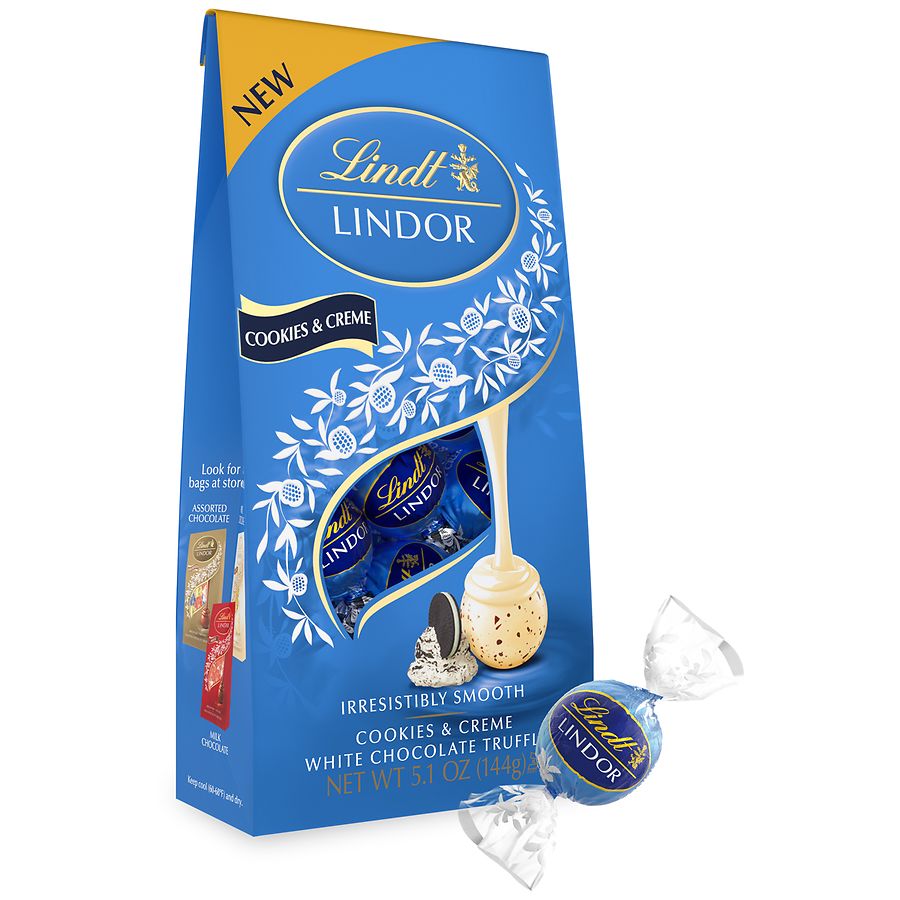 Lindt Lindor Truffles Cookies & Creme | Walgreens