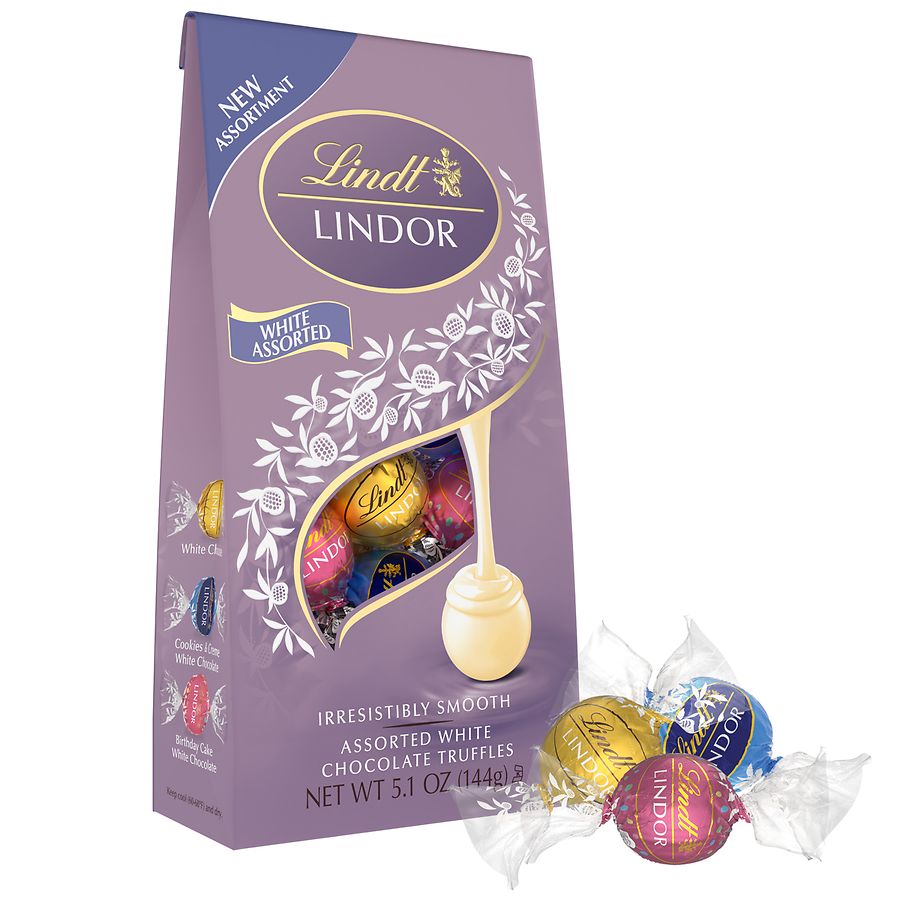 Lindt Lindor Truffles White Chocolate Assorted