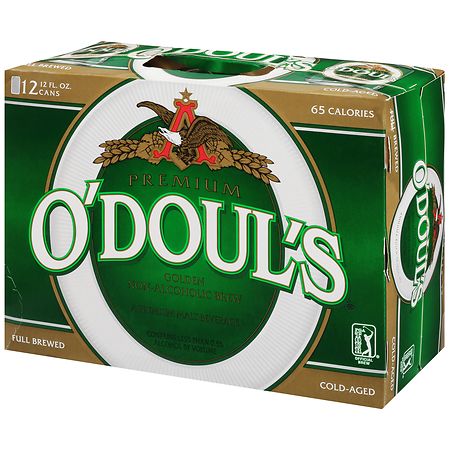 O'Doul's Premium Non-Alcoholic Brew Golden Malt Beverage Can Pack