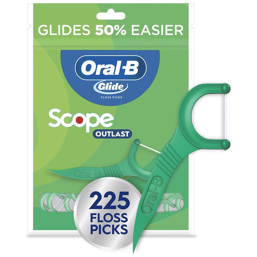 Oral-B Glide Dental Floss Picks Scope Outlast
