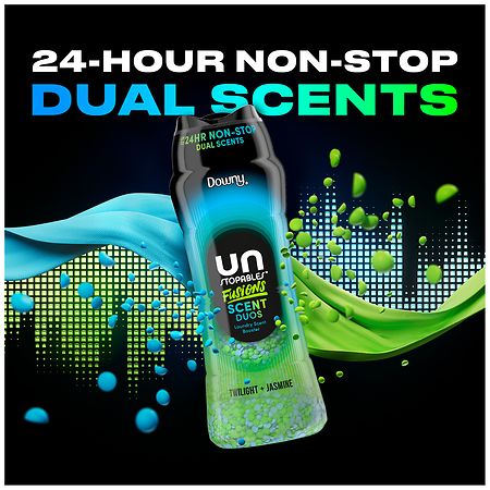 Downy Unstopables Scent Duos Laundry Scent Booster Beads Twilight and Jasmine