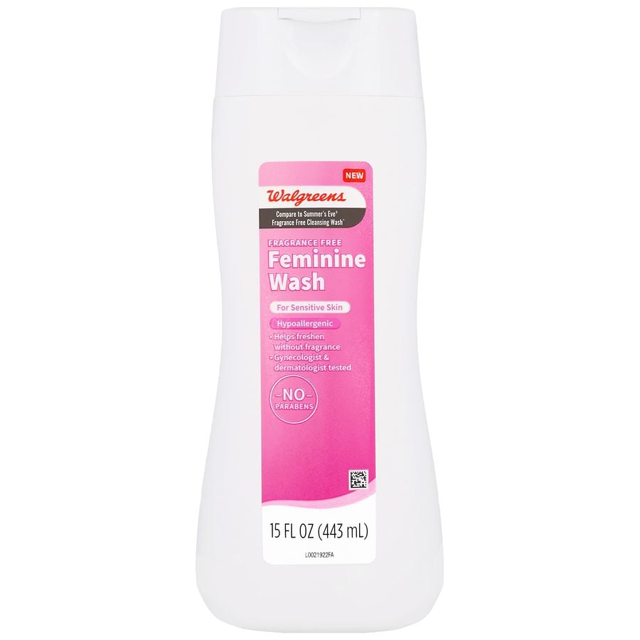 Walgreens Feminine Wash Fragrance Free White
