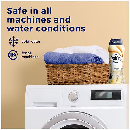 Downy In-Wash Laundry Scent Booster Beads, Fabric Softener Toasted Vanilla
