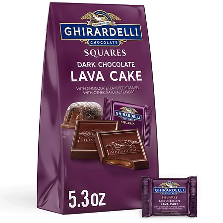 Ghirardelli Dark Chocolate Squares Bag Lava Cake