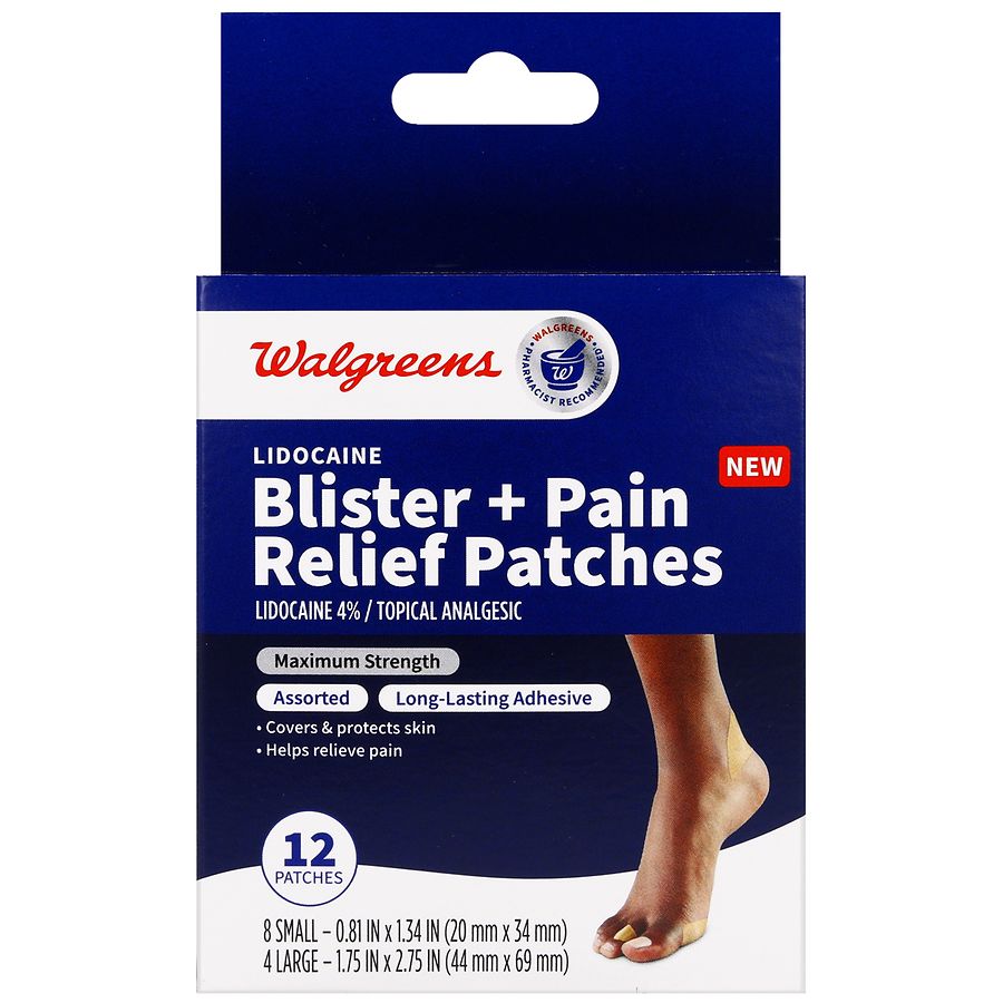 Walgreens Lidocaine Blister + Pain Relief Patches Assorted | Walgreens