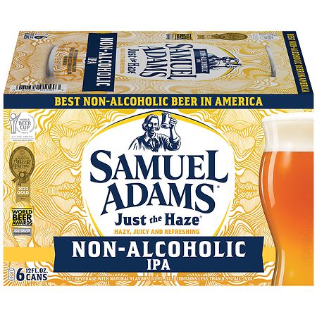 Samuel Adams Just the Haze Non-Alcoholic IPA Beer | Walgreens