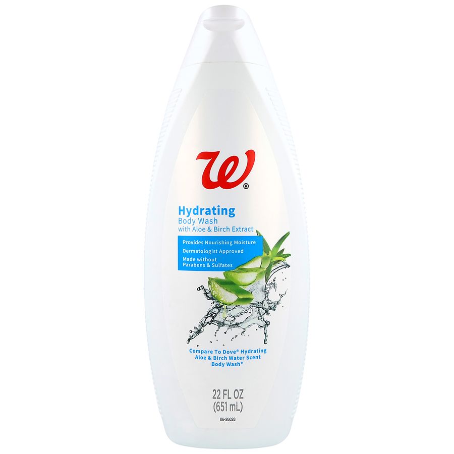 Walgreens Hydrating Body Wash Aloe & Birch Extract | Walgreens