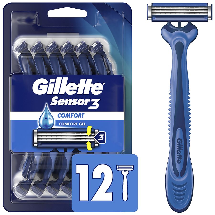 Gillette Sensor3 Comfort Men's Disposable Razors