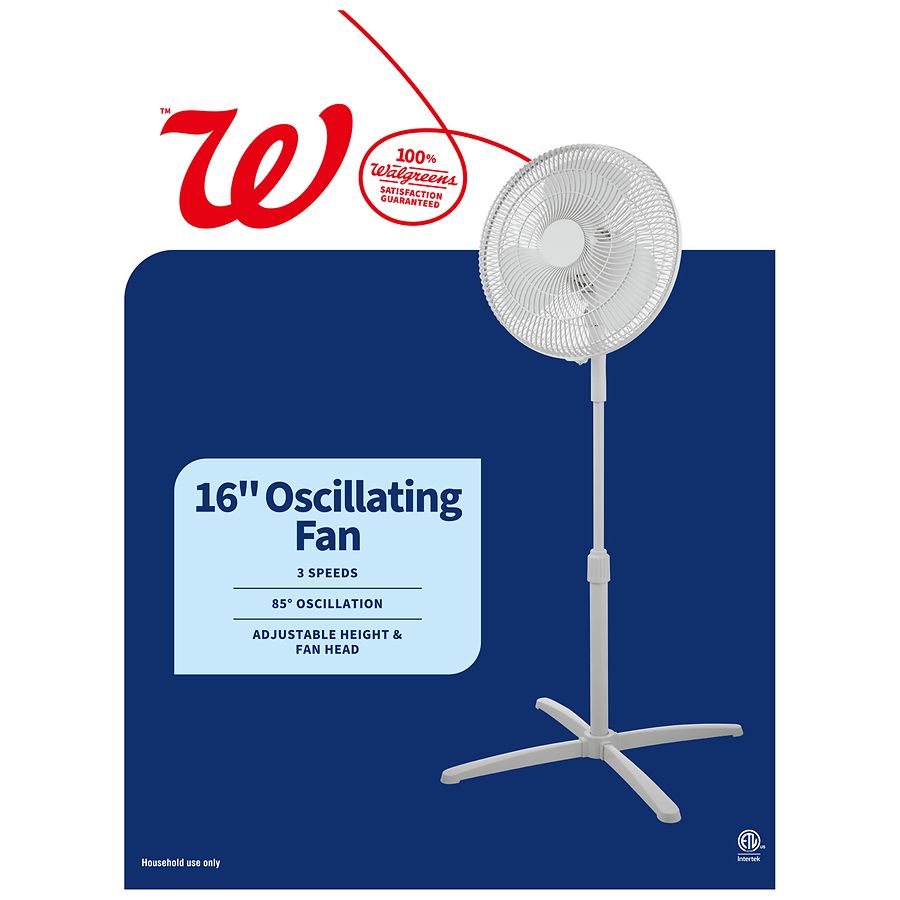 Walgreens Adjustable Stand Fan 16