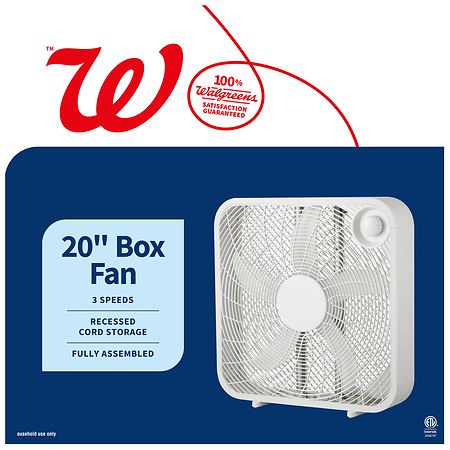 Walgreens Box Fan 20"