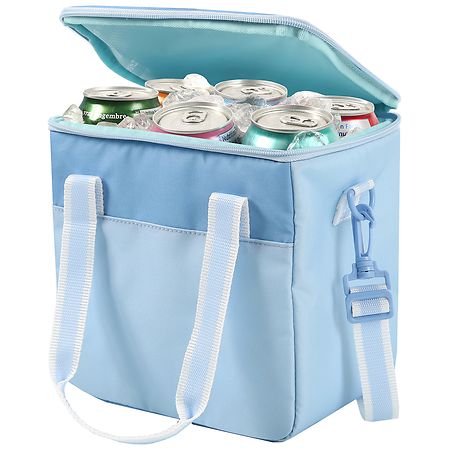 Walgreens 9 Can Cooler Tote Blue