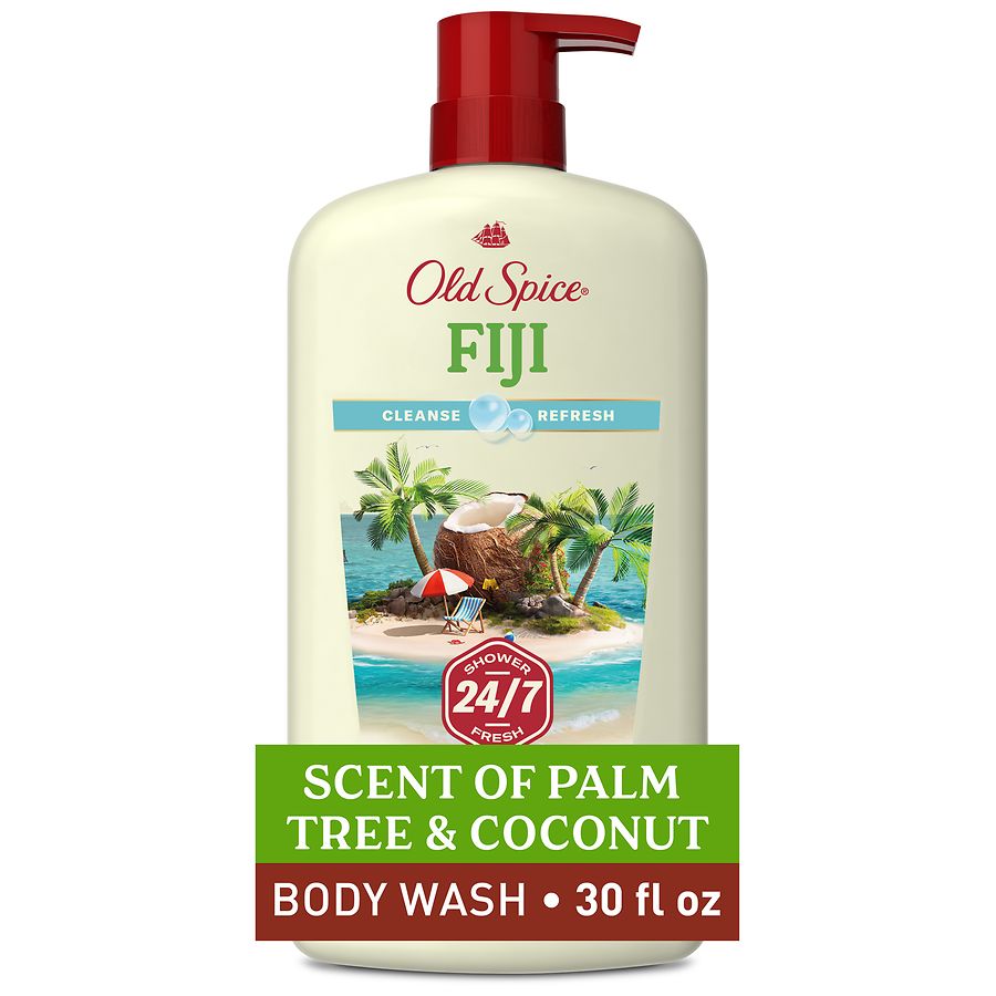 Old Spice Men's Body Wash, 24/7 Shower Fresh Fiji