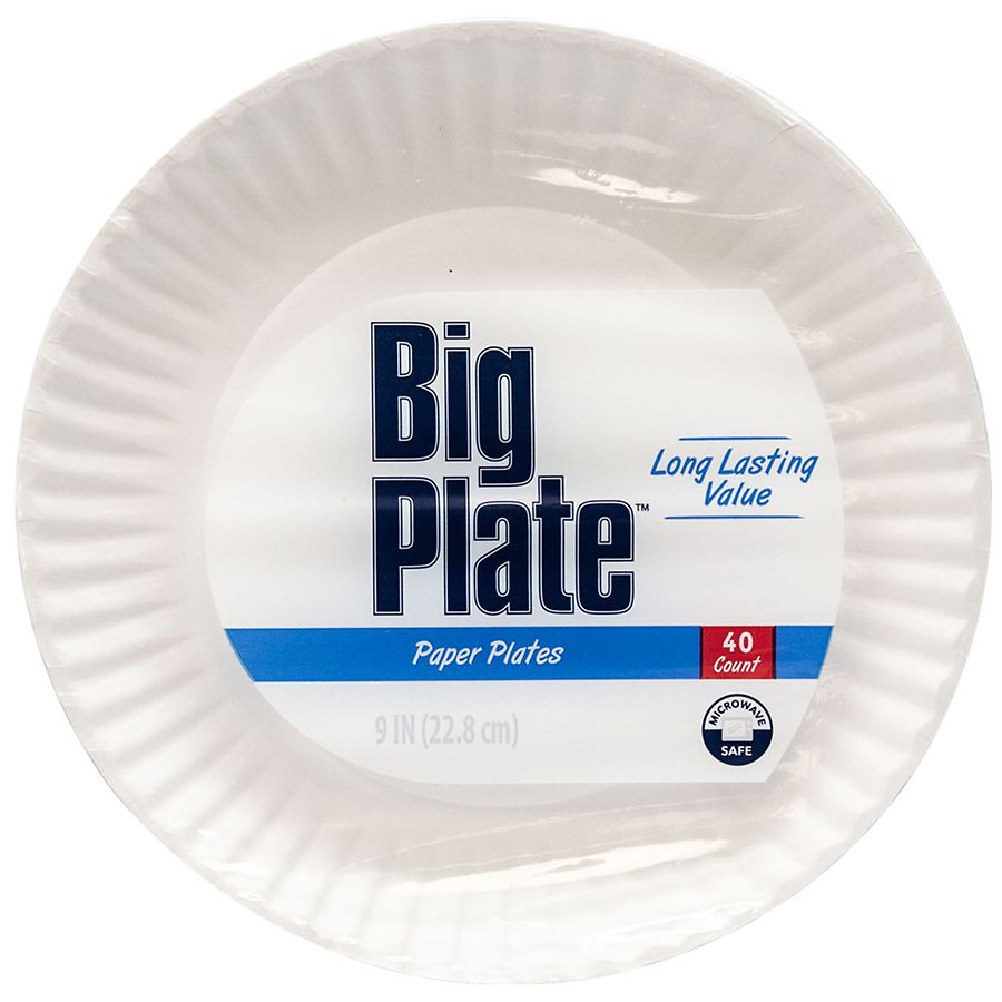 Big Plate Paper Plates