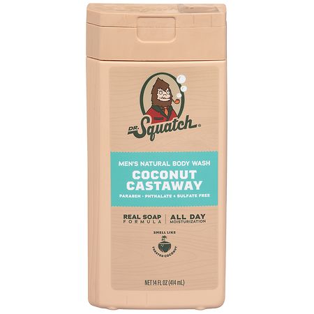 Dr. Squatch Body Wash Coconut Castaway