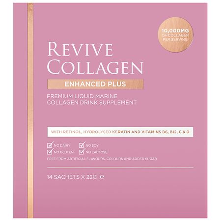 Revive Collagen Enhanced Plus Liquid Collagen Supplement Tropical
