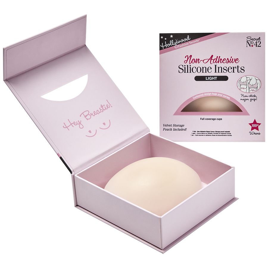 Hollywood Fashion Secrets Non-Adhesive Silicone Inserts Light