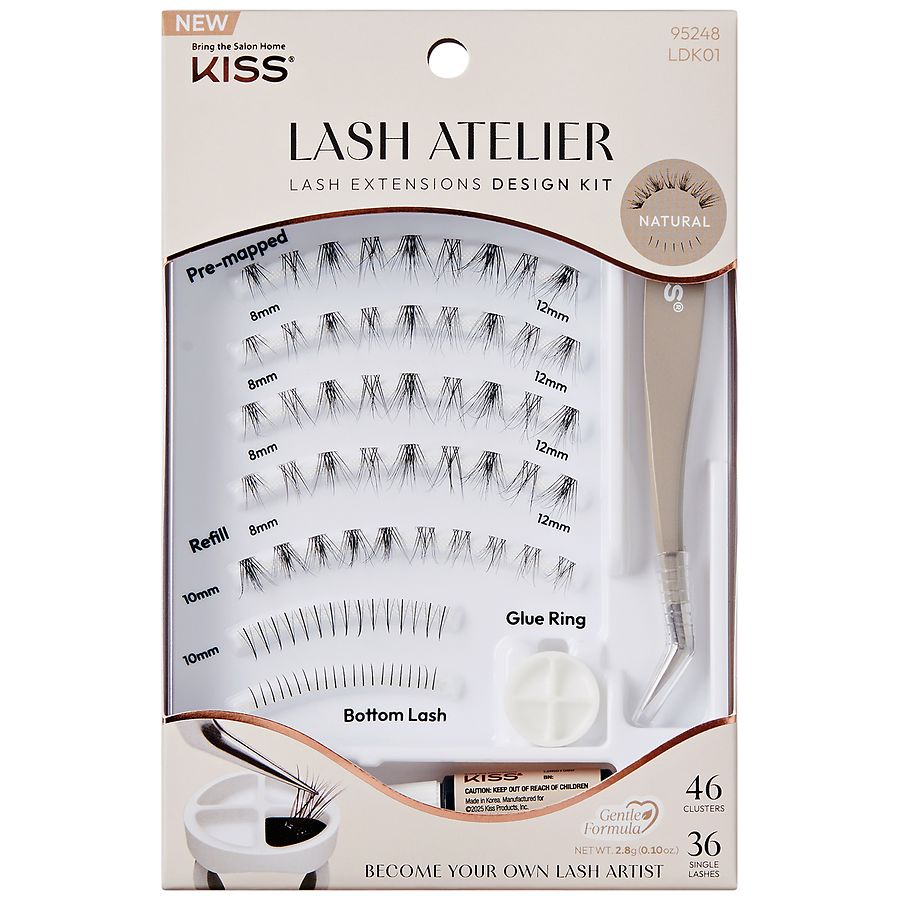 Kiss Lash Extensions Design Kit Natural | Walgreens
