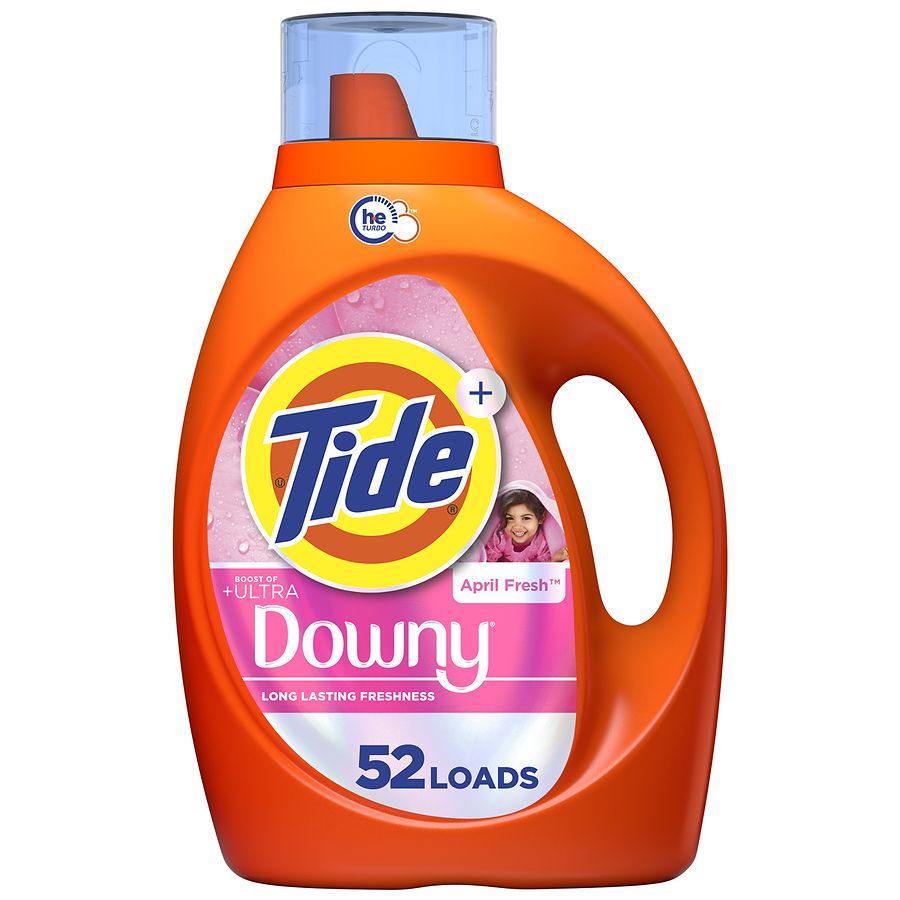 Tide Liquid Laundry Detergent Plus Boost Of Ultra Downy April Fresh