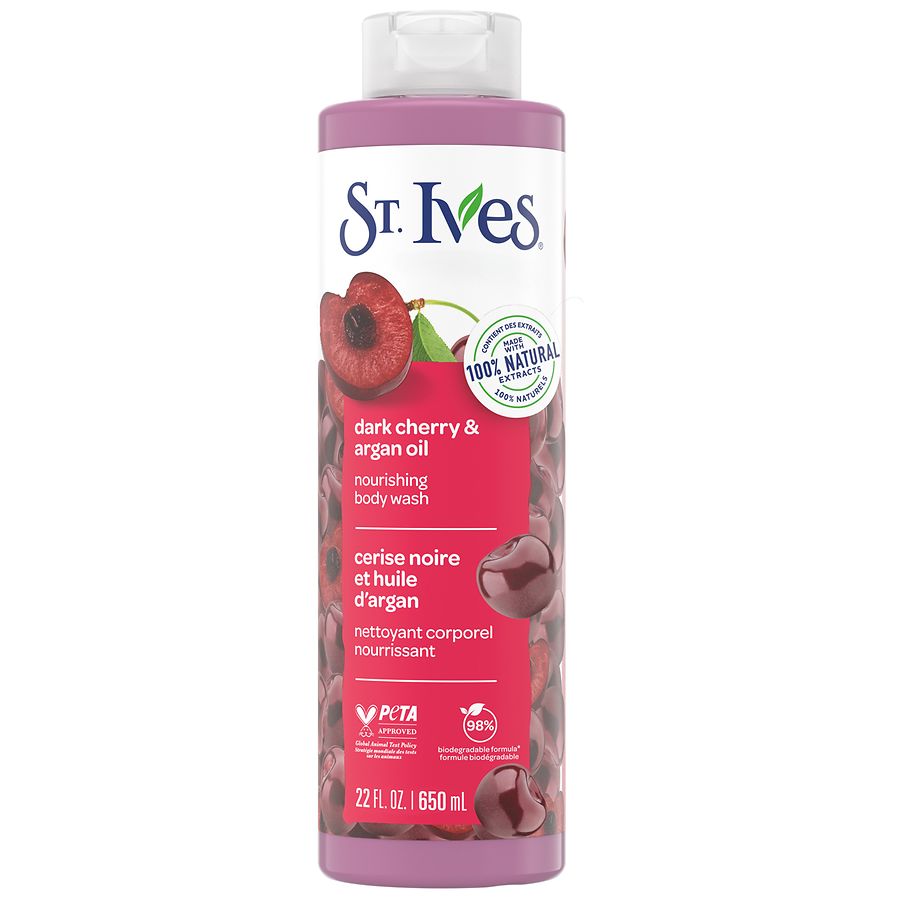 St. Ives Moisturizing Body Wash, Shower Gel with 100% Natural