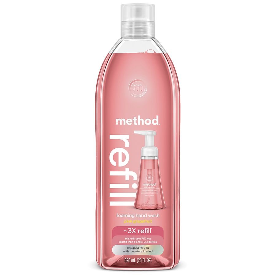 Method Foaming Hand Wash Refill Pink Grapefruit