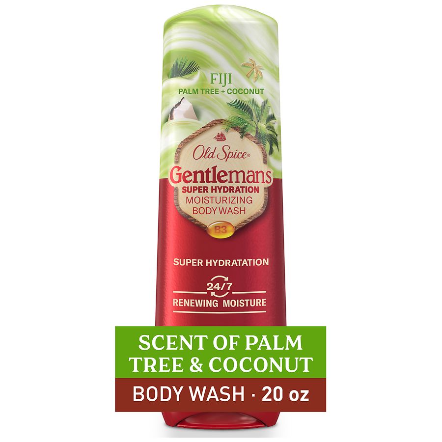 Old Spice Super Hydration Men's Body Wash Fiji With Palm Tree + Coconut