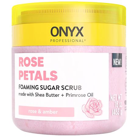Onyx Professional Foaming Sugar Body Scrub with Brush - 16.0 oz
