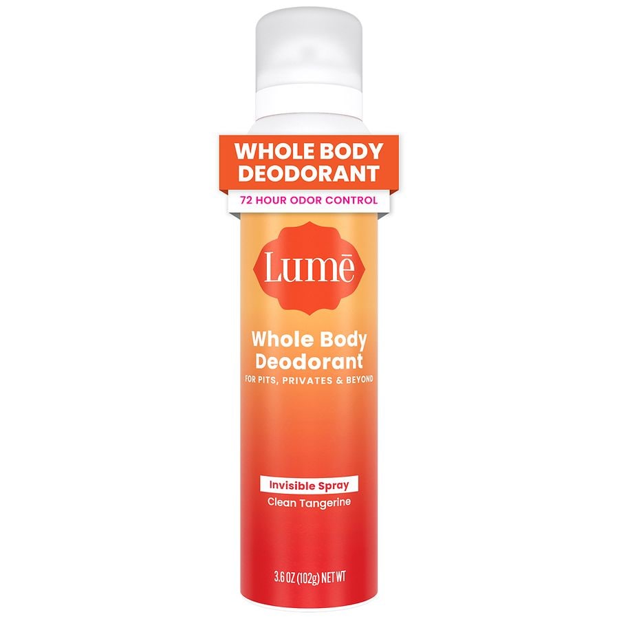 Lume Whole Body Women's Spray Deodorant Clean Tangerine