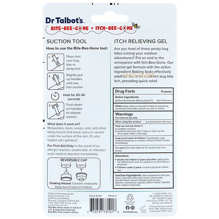 Dr. Talbot's Itch-Bee-Gone With Bug Bite Toolkit